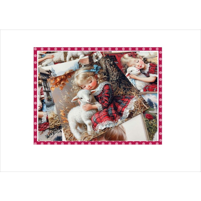 画像5: ひつじさんと　うたた寝＊メモ帳＊両面印刷＊29枚＊オリジナル