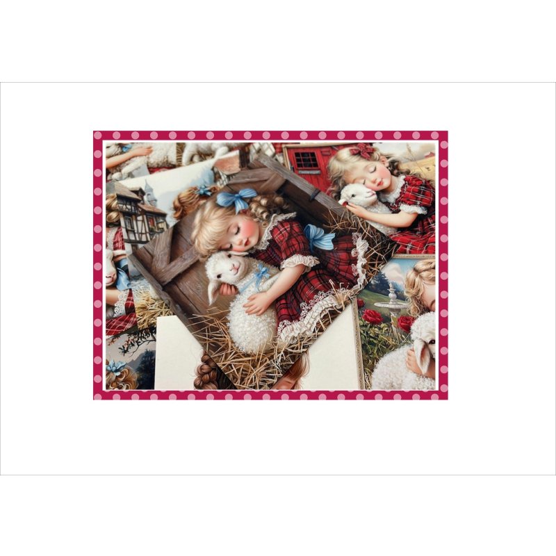 画像7: ひつじさんと　うたた寝＊メモ帳＊両面印刷＊29枚＊オリジナル