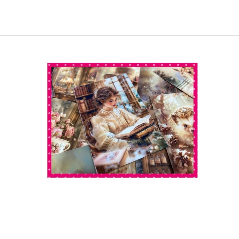 画像4: ウィンター・冬景色＊BOX入り＊カード＊メモ＊柄違い＊50枚入り♪＊オリジナル