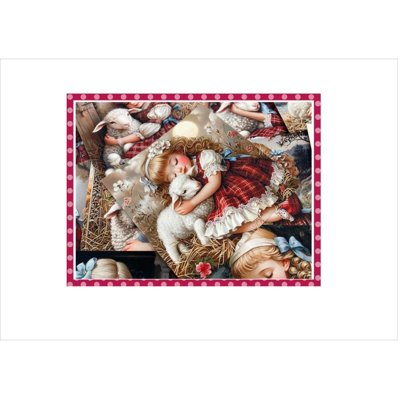 画像8: ひつじさんと　うたた寝＊メモ帳＊両面印刷＊29枚＊オリジナル