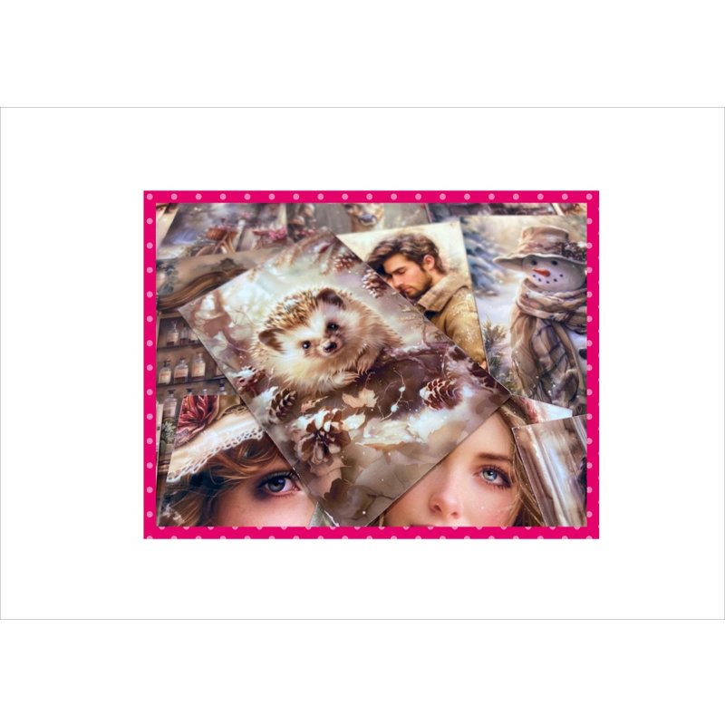 画像6: ウィンター・冬景色＊BOX入り＊カード＊メモ＊柄違い＊50枚入り♪＊オリジナル