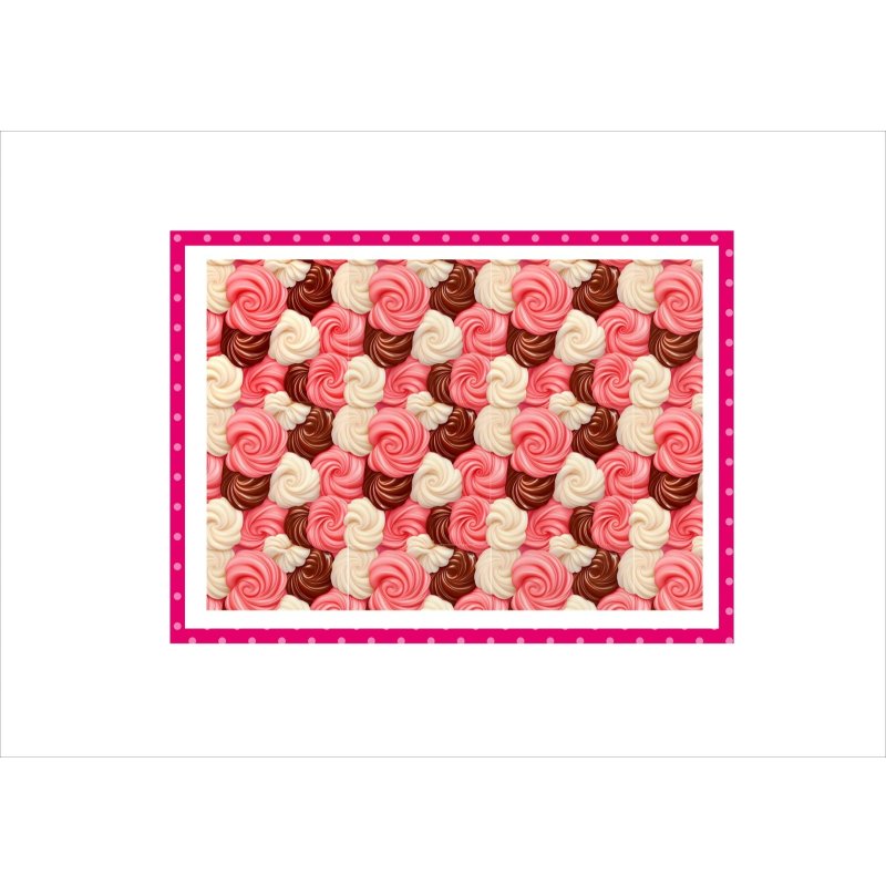 画像7: ピンクチョコレート＊コラージュペーパー＊柄違い5枚＊オリジナル