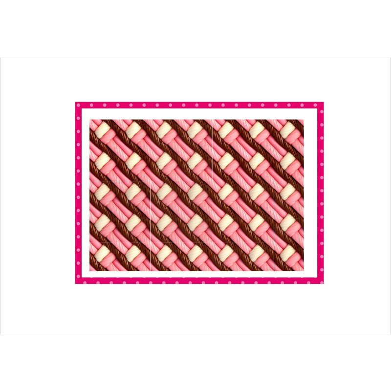 画像9: ピンクチョコレート＊コラージュペーパー＊柄違い5枚＊オリジナル