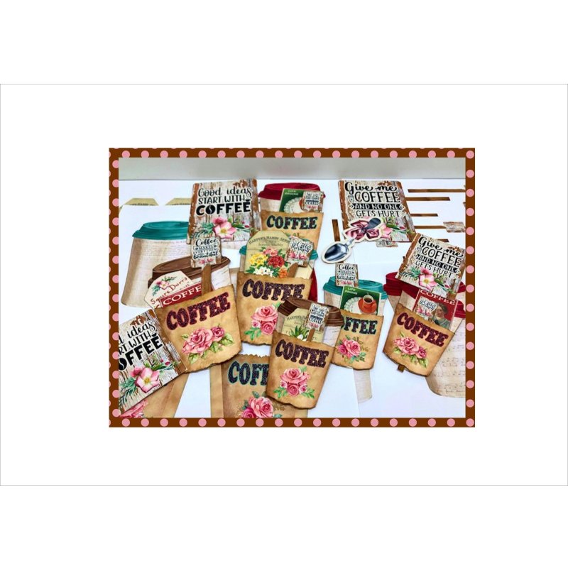 画像4: ローデッドポケット＊coffee＊自分で作る♪＊素材セット＊ オリジナル