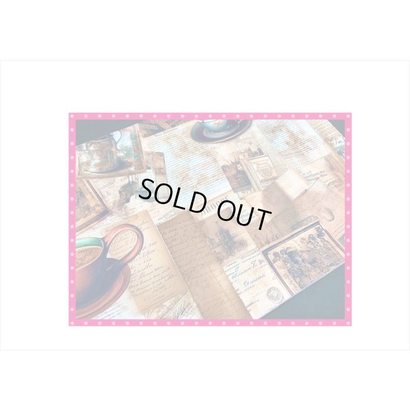 画像15: 限定販売☆　40枚！お気に入りのペーパーセット＊全部柄が違う♡＊コラージュペーパー＊オリジナル