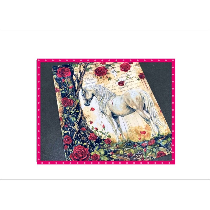 画像6: 真紅のバラ＊メモ帳＊40枚＊オリジナル