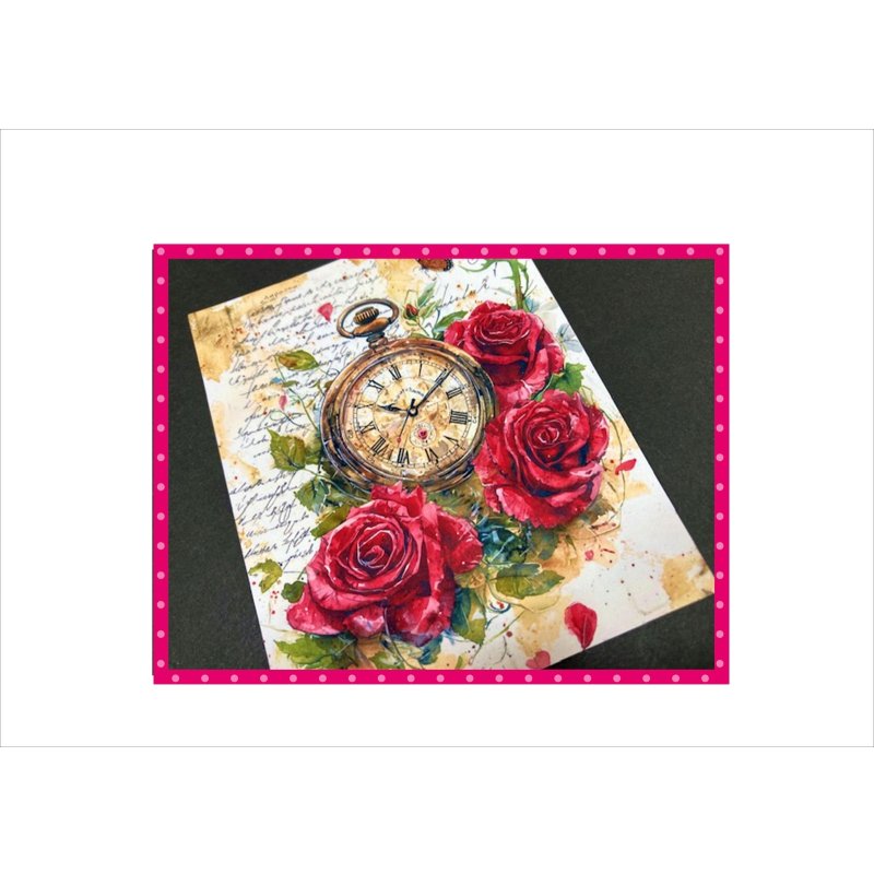 画像11: 真紅のバラ＊メモ帳＊40枚＊オリジナル