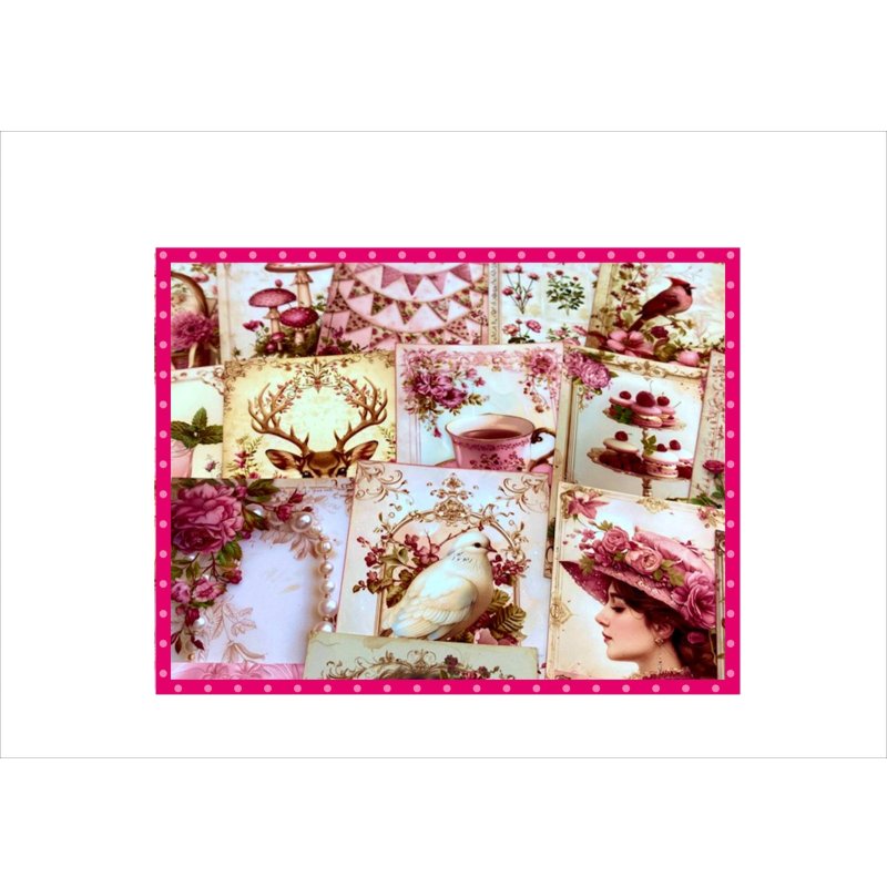 画像16: ピンクの宝箱＊BOX入り＊カード＊メモ＊柄違い＊50枚入り♪＊オリジナル