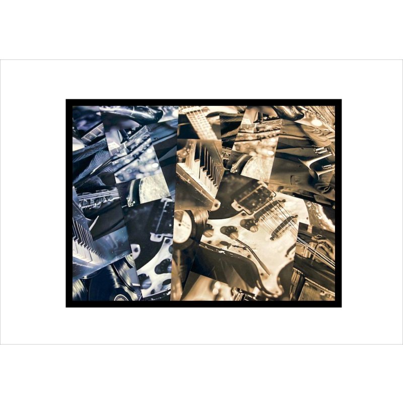 画像9: ブルース＊R＆B＊コラージュペーパー＊4枚（2柄×2色）＊オリジナル