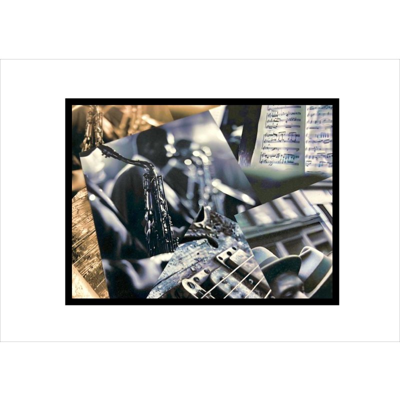 画像3: ブルース＊R＆B＊コラージュペーパー＊4枚（2柄×2色）＊オリジナル