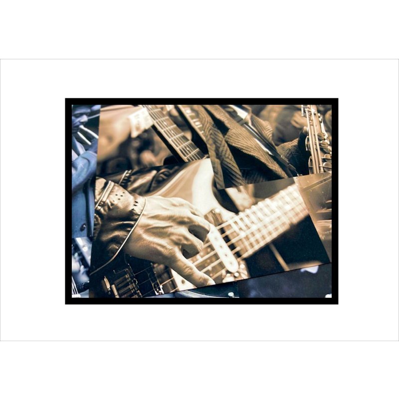 画像4: ブルース＊R＆B＊コラージュペーパー＊4枚（2柄×2色）＊オリジナル