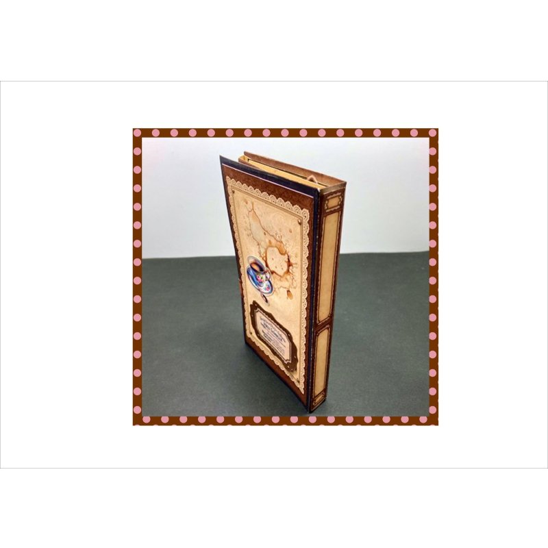 画像5: パリのコーヒーショップ＊ジャンクジャーナル＊ブラッズ＆マジックテープ付き＊作り方あり♪＊ オリジナル