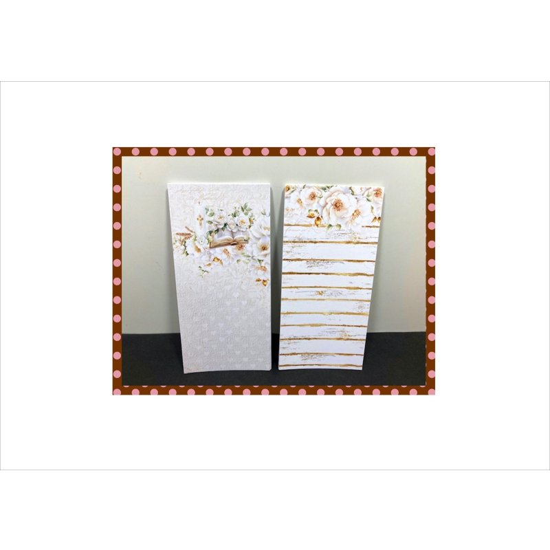 画像5: 一筆箋＊ホワイトフラワー＊メモ帳＊36枚＊オリジナル