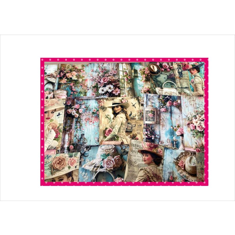 画像13: エレガント＊カード＊グラシン封筒入り＊両面印刷＊ペーパーセット＊柄違い40枚＊オリジナル