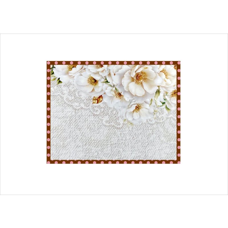 画像7: 一筆箋＊ホワイトフラワー＊メモ帳＊36枚＊オリジナル