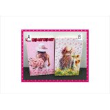 ブックカバー＊単行本＊花と女性＊２冊分＊ オリジナル