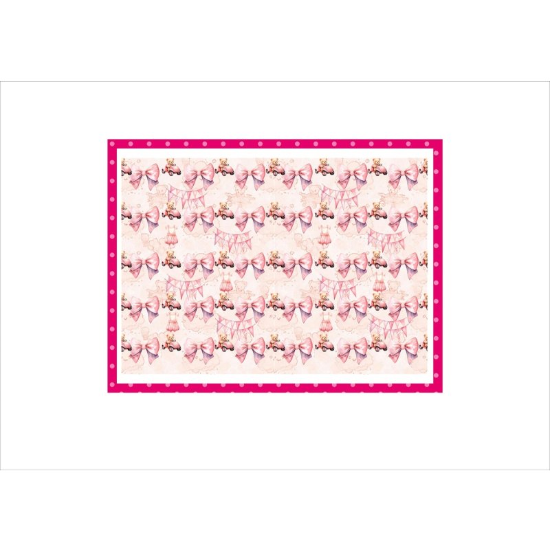 画像7: ベビーくまさん　ピンク＊コラージュペーパー＊柄違い5枚＊オリジナル