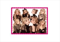 大きい♪ ゴスロリ＊レディ＊カットシール＊柄違い8枚＊オリジナル