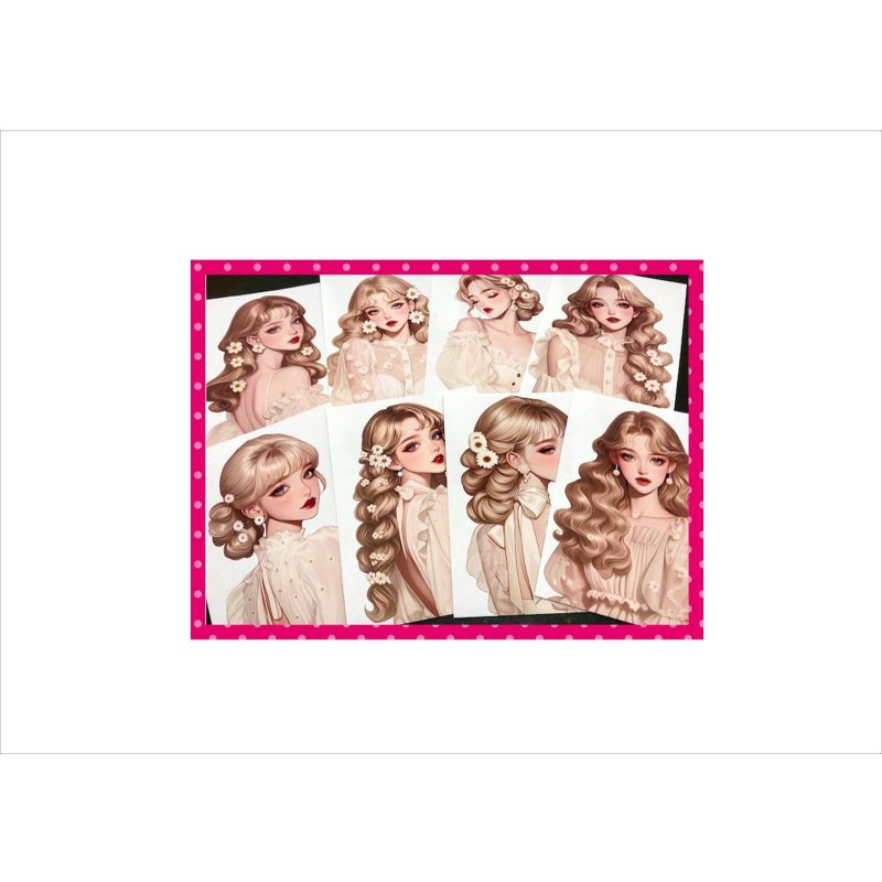 画像4: 大きい♪ デイジー＊カットシール＊柄違い8枚＊オリジナル