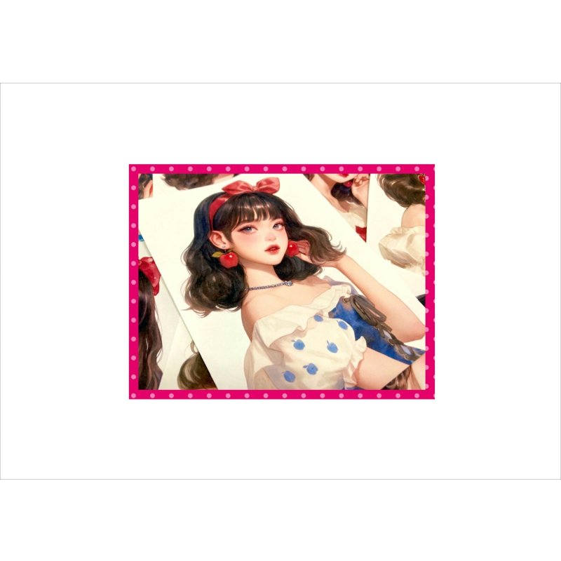 画像3: 大きい♪ 白雪姫＊カットシール＊柄違い8枚＊オリジナル