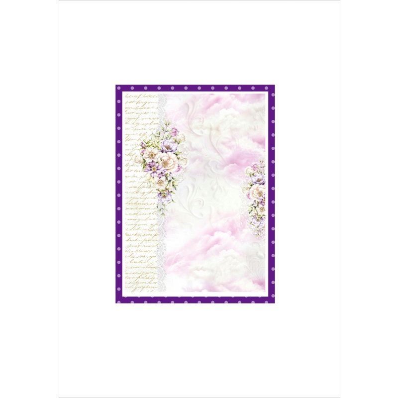 画像7: ウェディングパープル＊コラージュペーパー＊柄違い5枚＊オリジナル