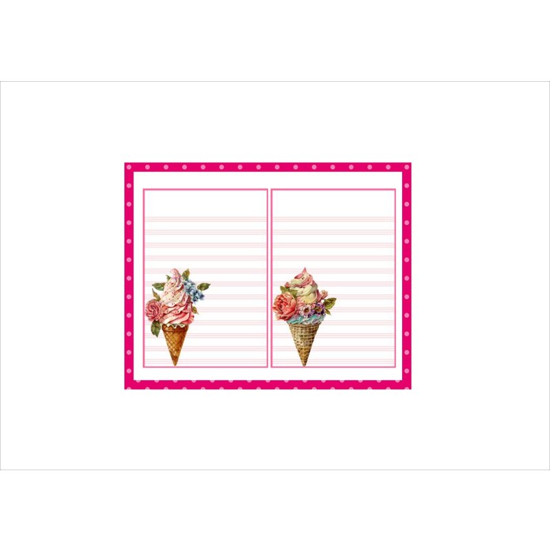 画像16: アイスクリーム＊メモ＊24枚＊オリジナル