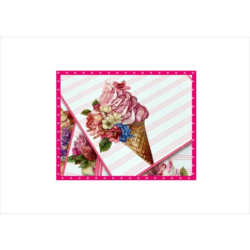 画像1: アイスクリーム＊メモ＊24枚＊オリジナル