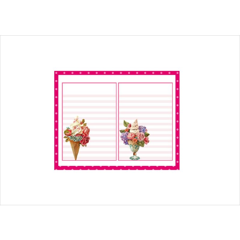 画像17: アイスクリーム＊メモ＊24枚＊オリジナル