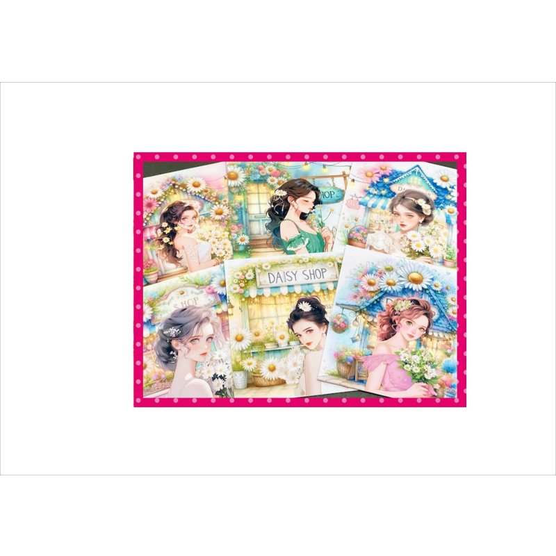 画像2: デイジーショップ＊メモ帳＊両面印刷＊36枚＊オリジナル