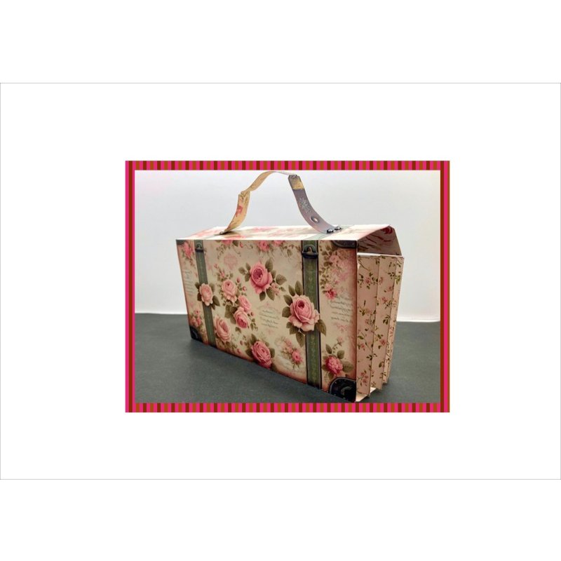 画像7: アコーディオンファイルBag＊ローズ＊マジックテープ付き＊作り方あり♪＊ オリジナル 