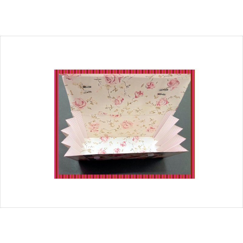 画像10: アコーディオンファイルBag＊ローズ＊マジックテープ付き＊作り方あり♪＊ オリジナル 