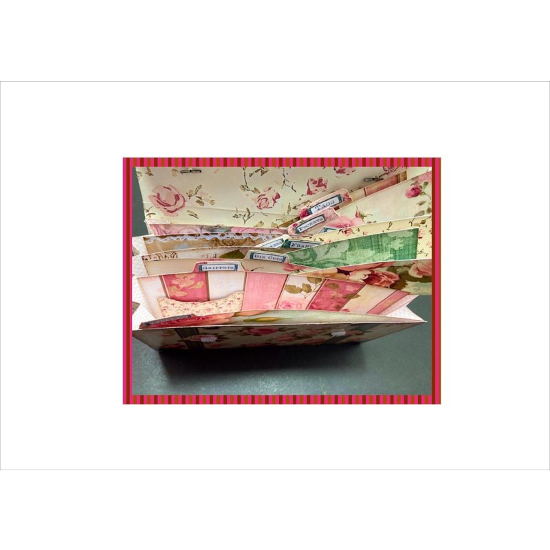 画像12: アコーディオンファイルBag＊ローズ＊マジックテープ付き＊作り方あり♪＊ オリジナル 