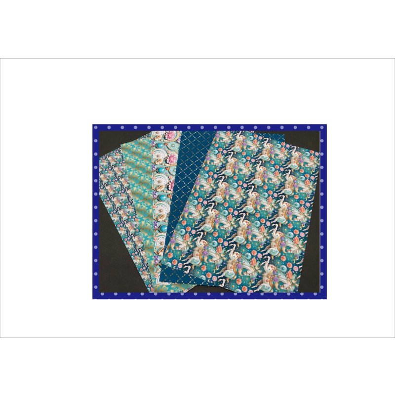 画像14: 白馬＊サジタリウス＊コラージュペーパー＊柄違い5枚＊オリジナル 