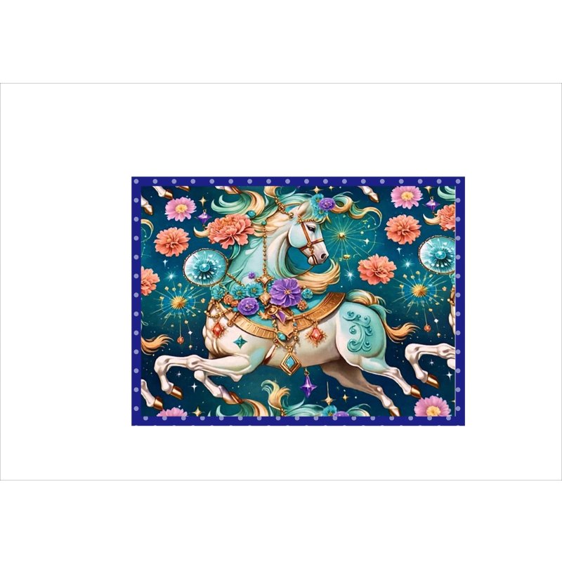 画像2: 白馬＊サジタリウス＊コラージュペーパー＊柄違い5枚＊オリジナル 