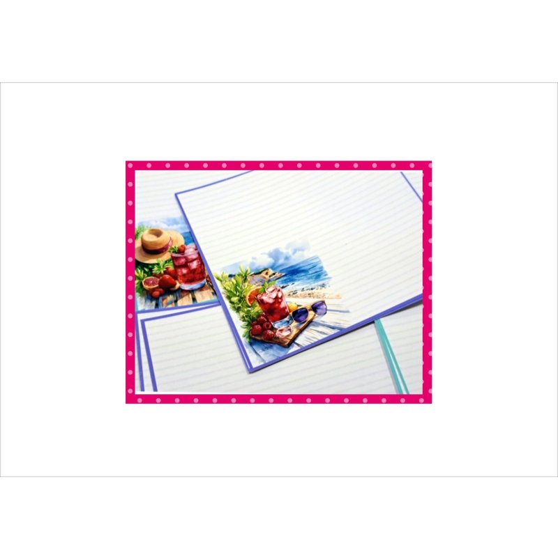 画像8: 夏の想い出♪＊メモ帳＊30枚＊オリジナル