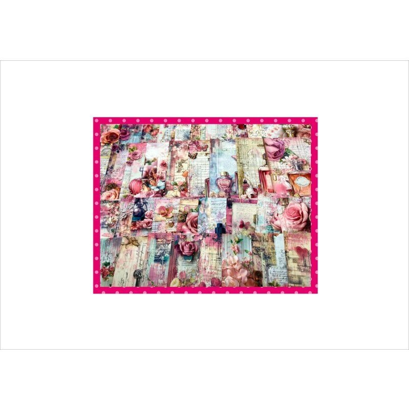画像5: パフューム*香水ボトル*コラージュペーパー*柄違い40枚*オリジナル