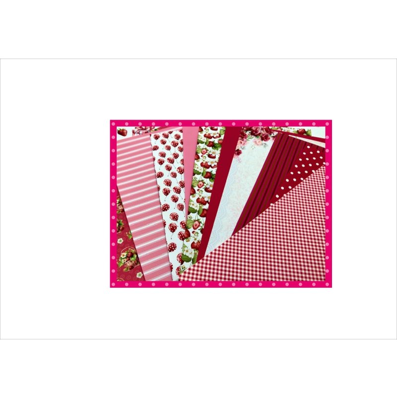 画像4: カードを作ろう♪苺のペーパーセット*素材セット*スポンジ付き両面テープ付き* オリジナル