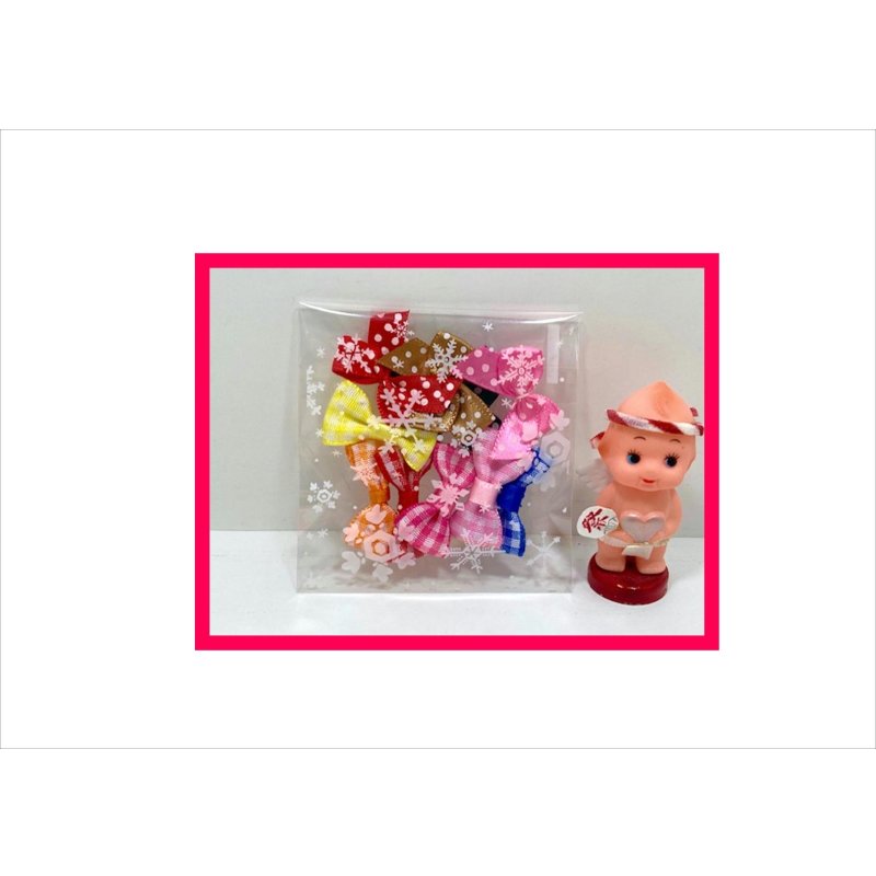 画像2: miniリボンセット＊ドット＆チェック＊10点セット