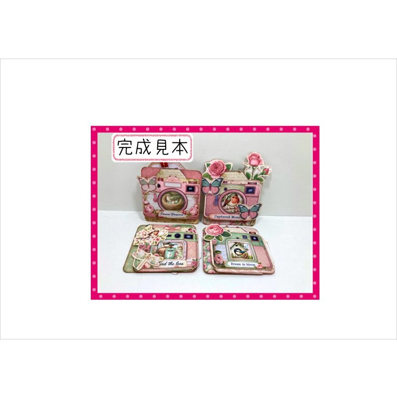 画像4: 隠しクリップポケット＊カメラ＊ゼムクリップ付き＊作り方あり♪キット＊ オリジナル