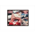 画像12: フェイスアートガール＊両面印刷＊柄違い28枚＊オリジナル