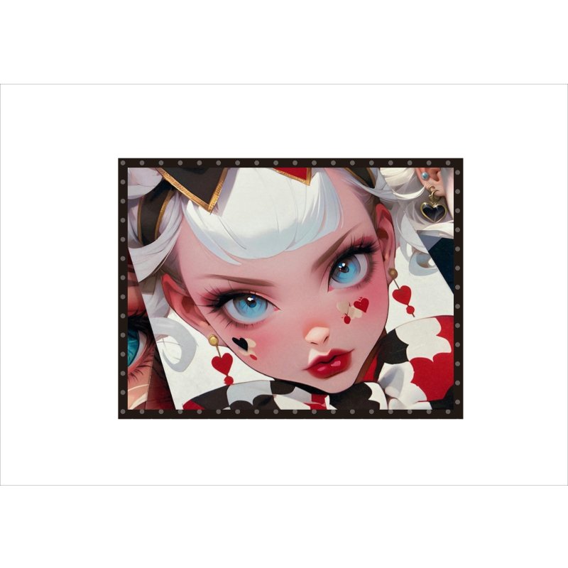 画像7: フェイスアートガール＊両面印刷＊柄違い28枚＊オリジナル