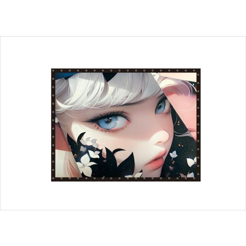 画像8: フェイスアートガール＊両面印刷＊柄違い28枚＊オリジナル