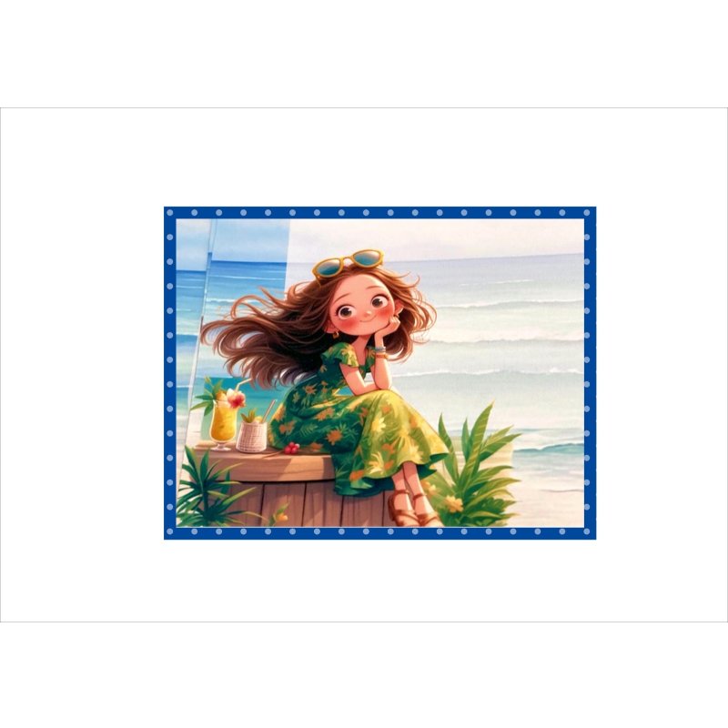 画像10: 海辺の少女♪＊メモ帳＊36枚＊オリジナル