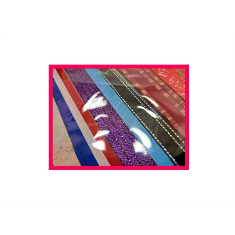 画像2: いろいろリボン10点セット＊100cm×10本＊台紙も使える♪