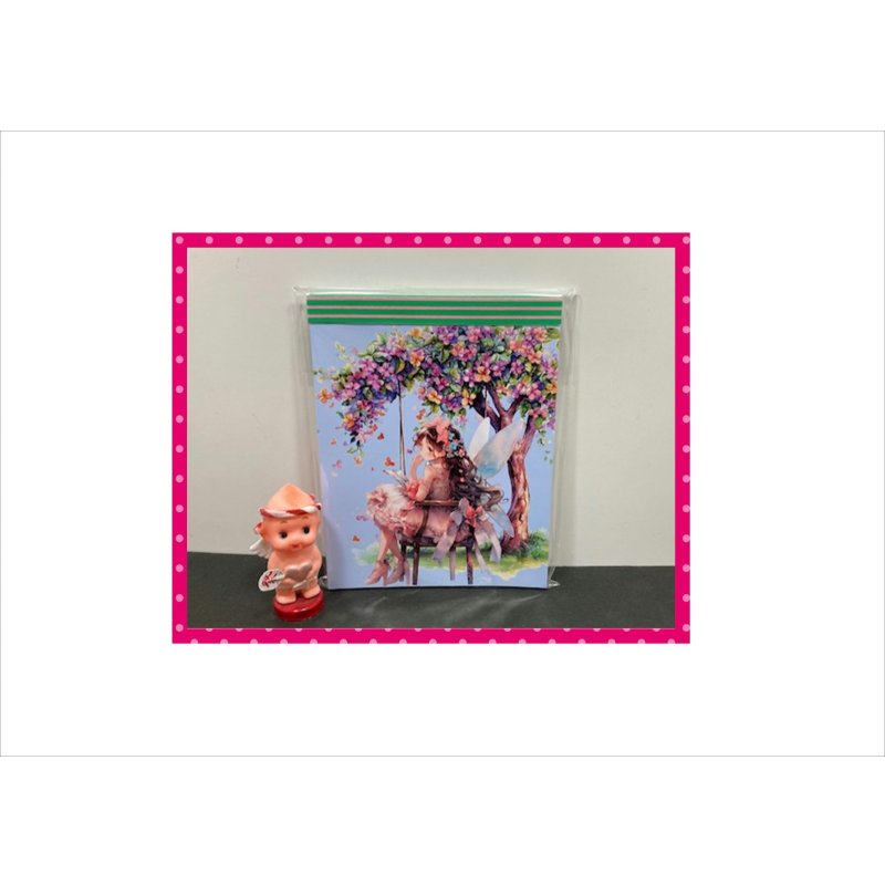 画像1: ブランコと妖精＊メモ帳＊両面印刷＊36枚＊オリジナル