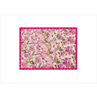 五種類の花＊コラージュペーパー＊柄違い5枚＊オリジナル