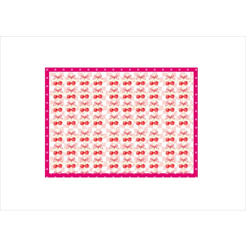 画像2: さくらんぼ＊コラージュペーパー＊柄違い5枚＊オリジナル