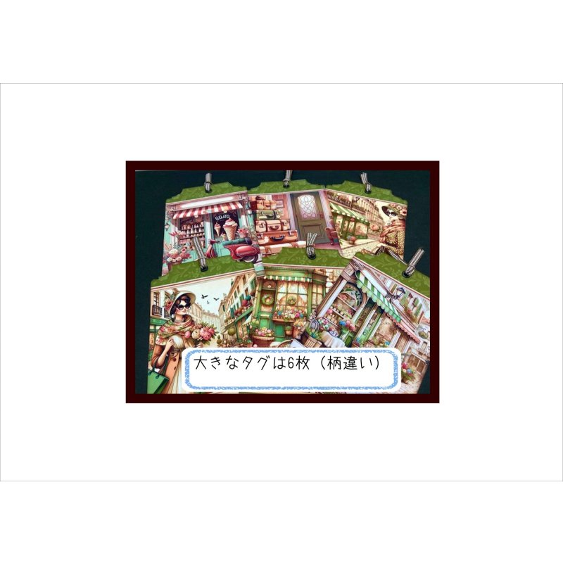 画像16: 旅行アルバム＊ジャンクジャーナル＊キット＊スポンジシール付き＊作り方あり♪ オリジナル