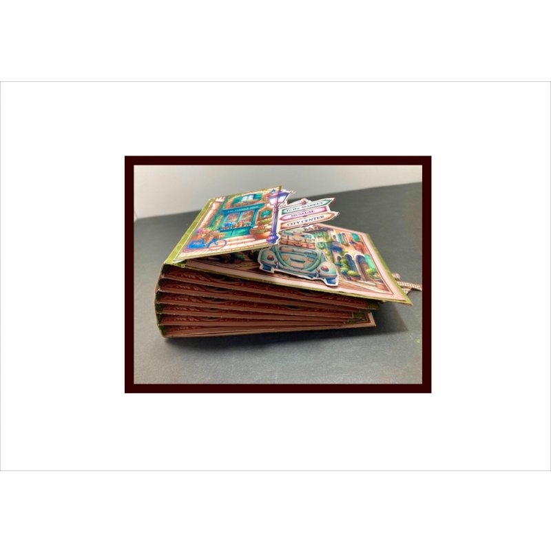 画像4: 旅行アルバム＊ジャンクジャーナル＊キット＊スポンジシール付き＊作り方あり♪ オリジナル