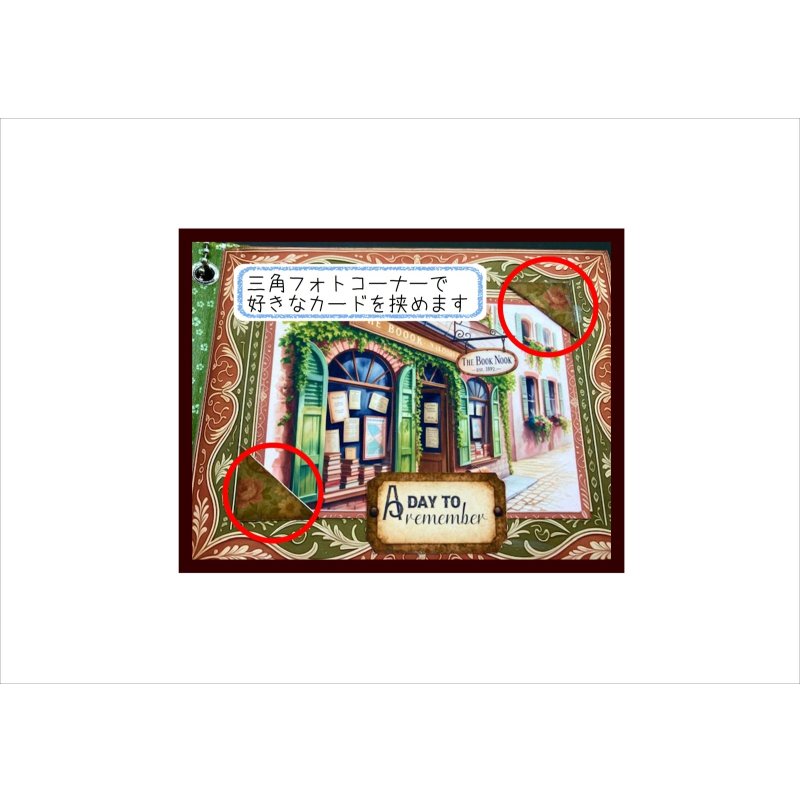 画像13: 旅行アルバム＊ジャンクジャーナル＊キット＊スポンジシール付き＊作り方あり♪ オリジナル